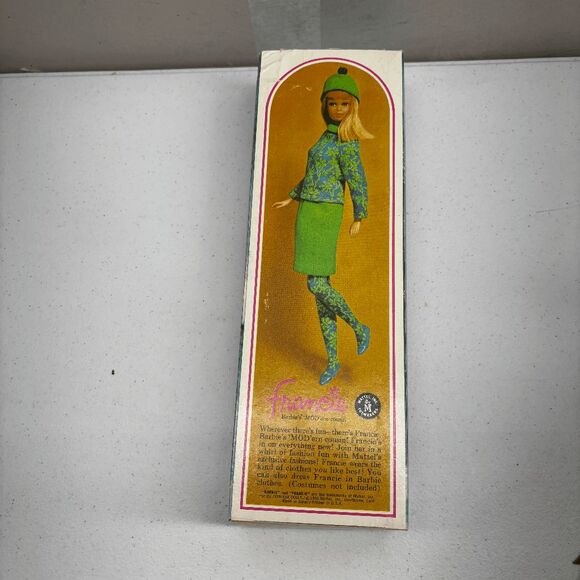 Barbie Mattel 1965 Francie Brunette Bendable legs MODern cousin #1130 In Box - Picture 13 of 15